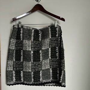 Sara Campbell Tweed Patchwork Skirt